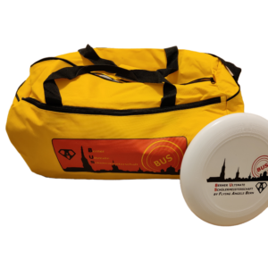 Frisbeetasche inkl. 12 Frisbees